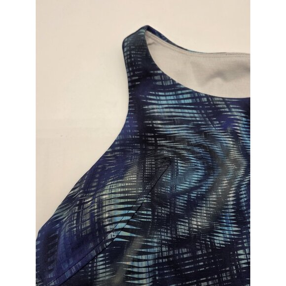Lululemon Invigorate Tank Top Size 6 Training Flux Blue Racerback Shapeshifter - Picture 2 of 10